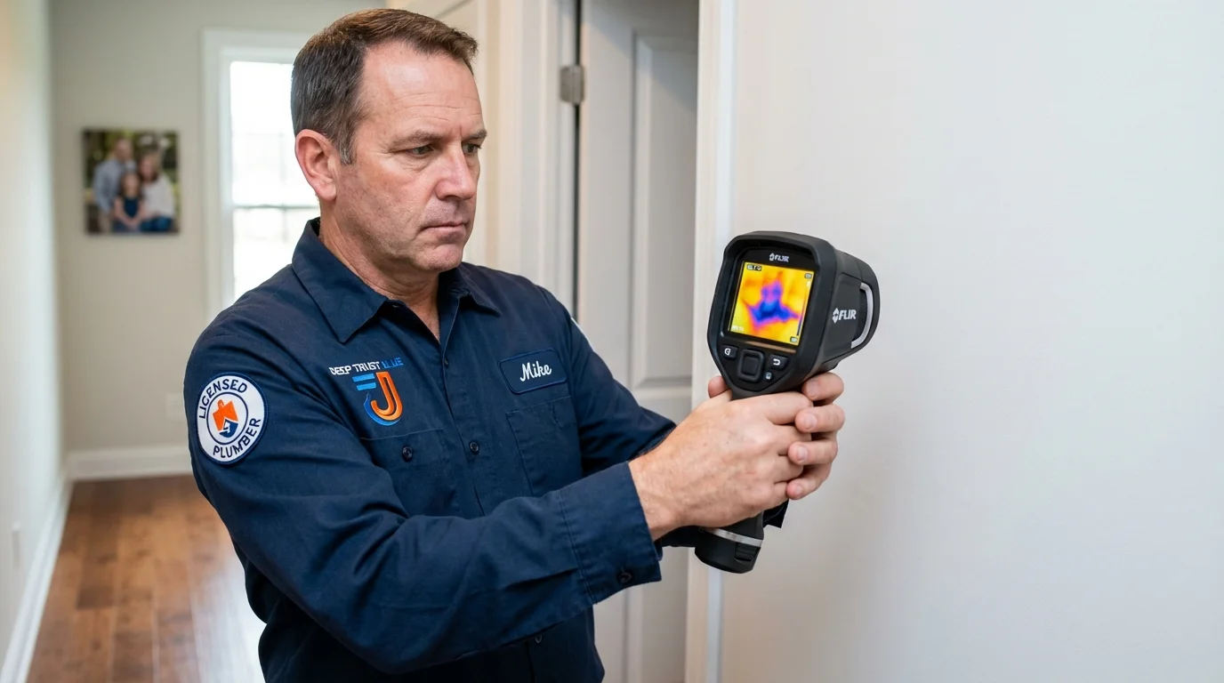 Thermal imaging leak detection by Johns Plumbing LLC in Prattville